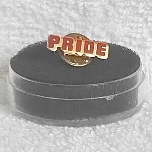 PRIDE Brass & Enamel Pin!!